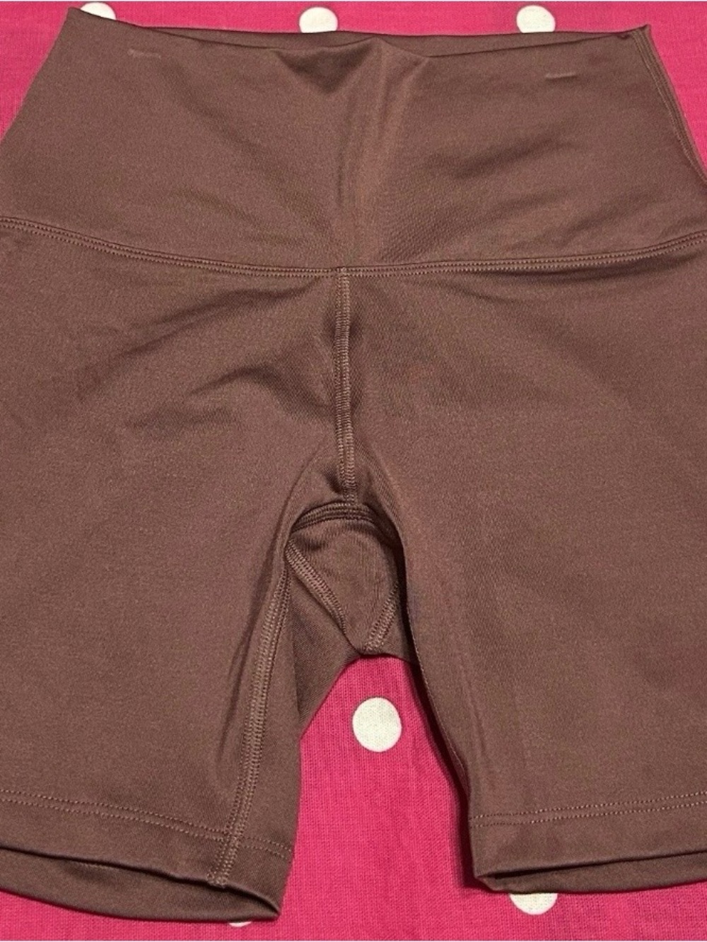 PINK Victoria's Secret High-Waist Bike Shorts — Brown